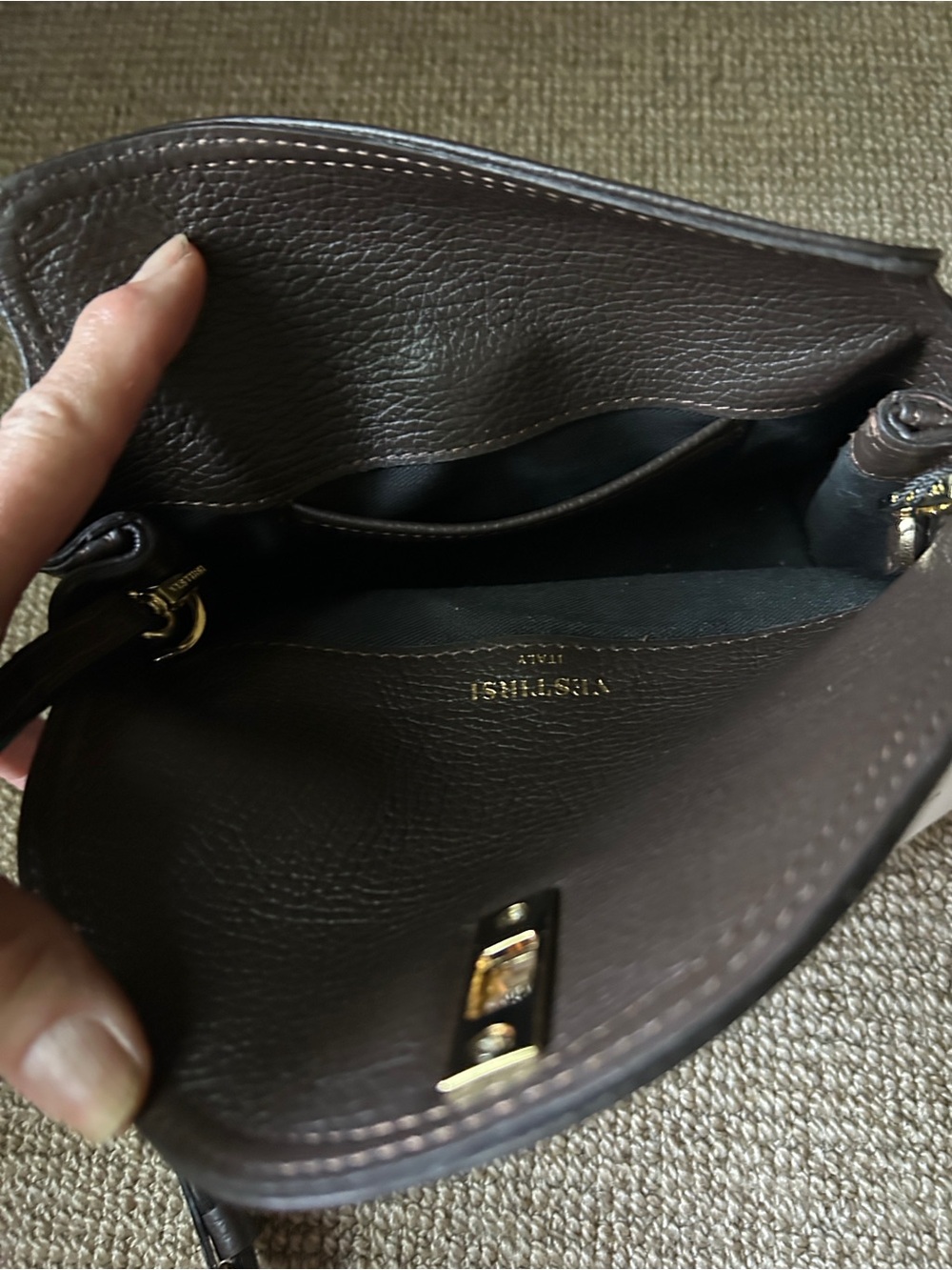 Vestirsi Dark Brown Leather Crossbody Bag - Picture 8 of 8